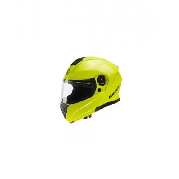 Casco modulare Smook H-FLIP UP FL06 Giallo Fluo