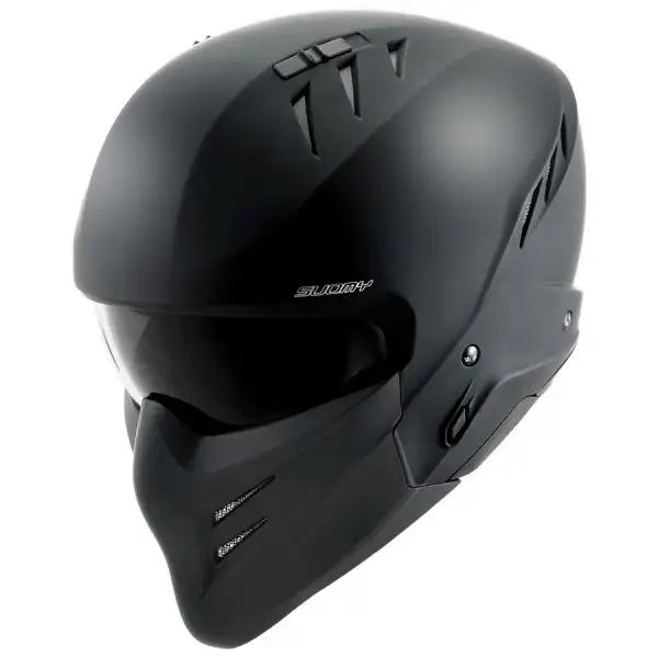 Casco modulare Suomy Armor PLAIN MATT E06 Nero