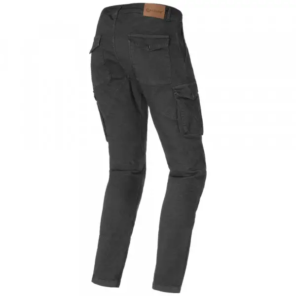 Pantaloni moto Carburo STRIDE CARGO CE Certificati Grigio Scuro