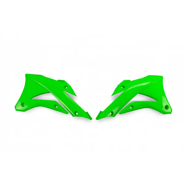 Convogliatori radiatore UFO per Kawasaki KX 85 2014-2021 Verde fluo