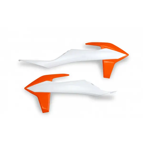 Convogliatori radiatore UFO per KTM Bianco Arancio