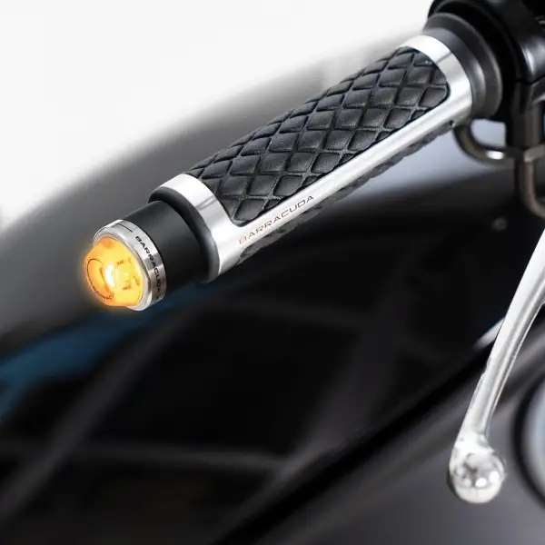 Coppia frecce omologate Barracuda B-LED B-LUX da manubrio