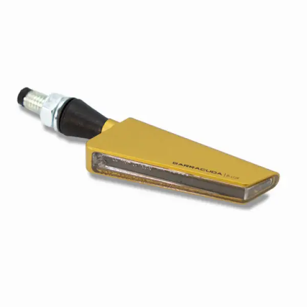 Coppia frecce omologate Barracuda SQ-LED B-LUX Oro