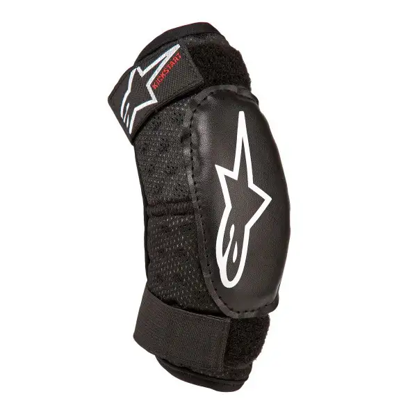 Coppia gomitiere bambino Alpinestars BIONIC ACTION KICKSTART ELBOW GUARD Nero Rosso