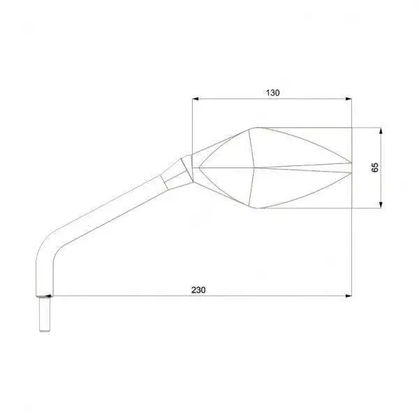 Coppia specchi retrovisori Barracuda Street Indicator Carbon