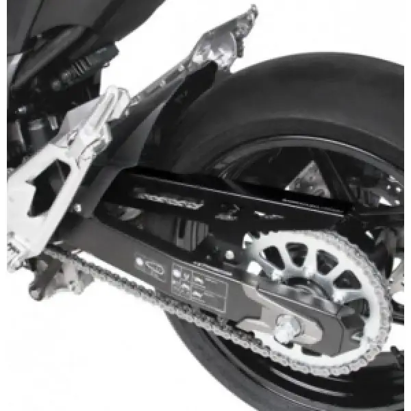 Copricatena Barracuda KN811913 in alluminio Nero per Kawasaki