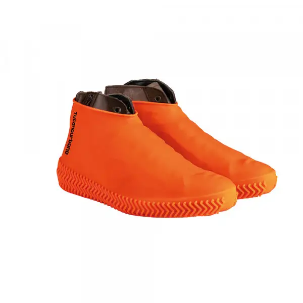 Copriscarpe antipioggia Tucano Urbano FOOTERINE Arancio Fluo