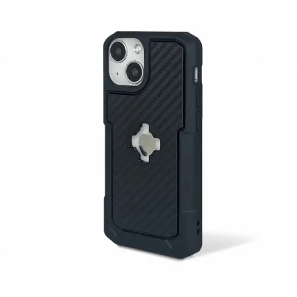 Custodia con supporto Cube X-Guard per Iphone 13 Mini Carbonio
