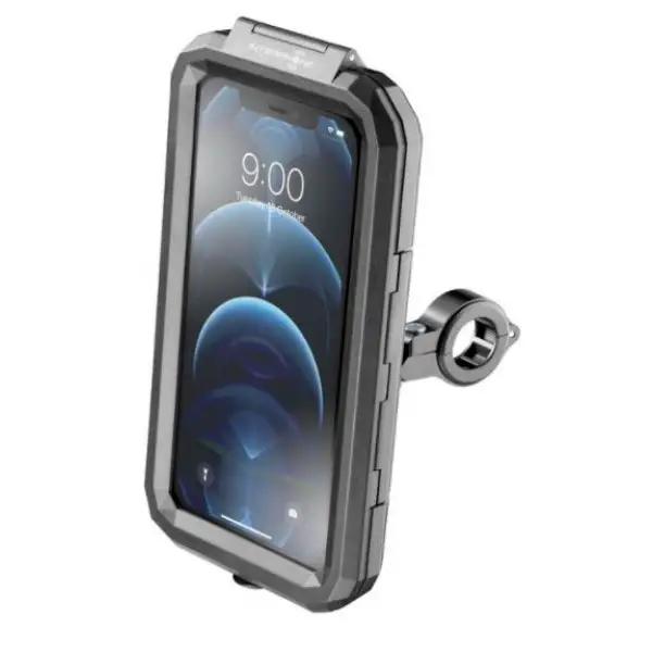 Custodia rigida Cellularline Interphone Armor Pro per smartphone 6.5 pollici per manubri tubolari