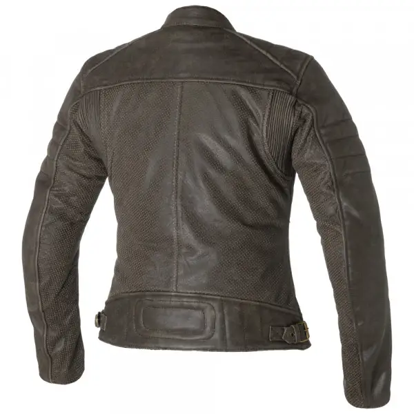 Giacca moto donna pelle Carburo SOLARIS CE LADY Marrone 