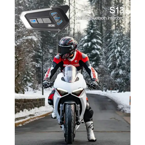 Interfono bluetooth universale SCS S-13X singolo