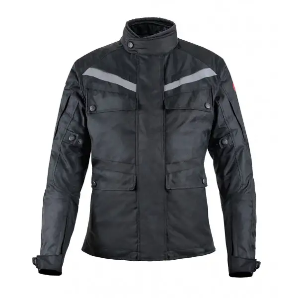 Giacca moto donna touring Befast ROCKET Lady CE Certificata 3 strati Nero