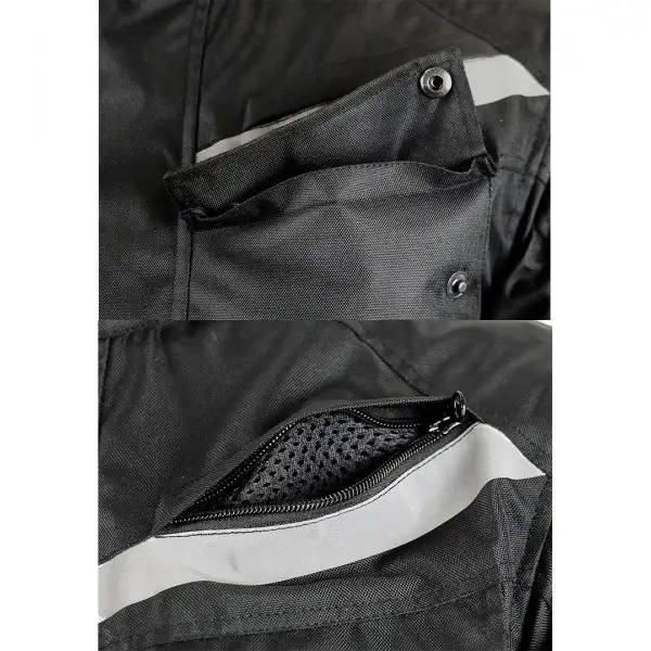 Giacca moto donna touring Befast ROCKET Lady CE Certificata 3 strati Nero