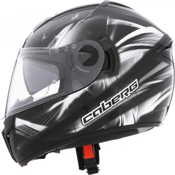 Casco moto Caberg Ego Ultralight nero-bianco