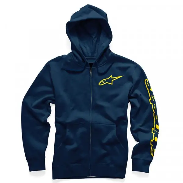 Felpa Alpinestars Tracer Zip blu navy