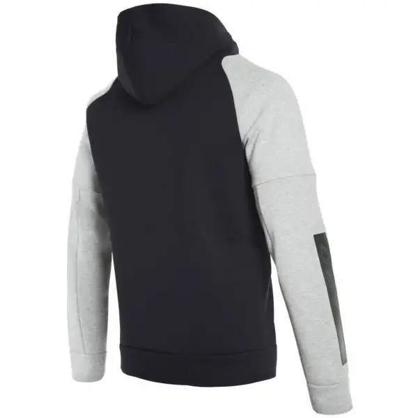 Felpa Dainese Full-Zip Hoodie Nero Melange