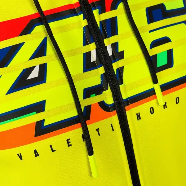 Felpa donna VR46 46 STRIPES Giallo