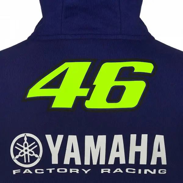 Felpa VR46 RACING Yamaha Blu Nero Giallo