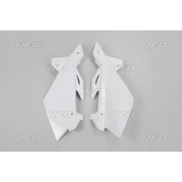 Fiancatine lat Ufo Husqvarna CR 125 2006-2008 bianco