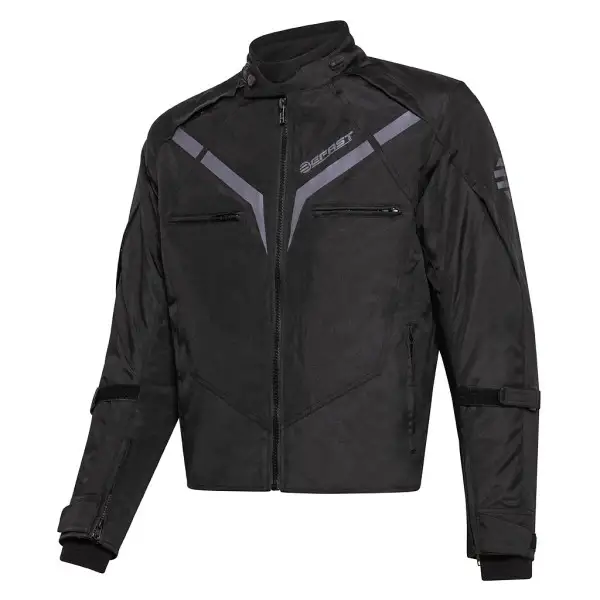 Kit Gamma CE Nero - Giacca moto certificata Befast + Pantaloni moto certificati Befast