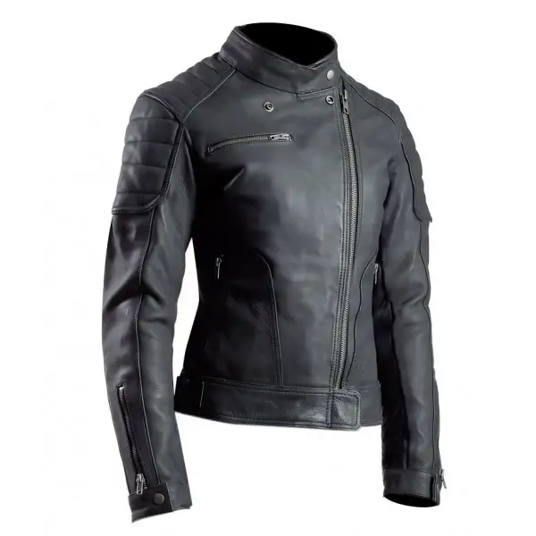 Giacca moto donna pelle Carburo Adon Lady Nero