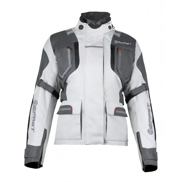 Giacca moto donna touring Befast Supertour Grigio