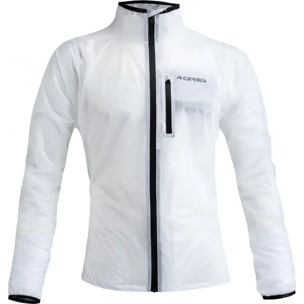 Giacca antipioggia Acerbis RAIN DEK PACK Bianco