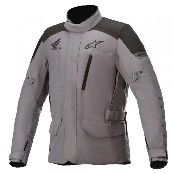 Giacca moto Alpinestars HONDA COLLECTION GRAVITY DRYSTAR Grigio Scuro Nero