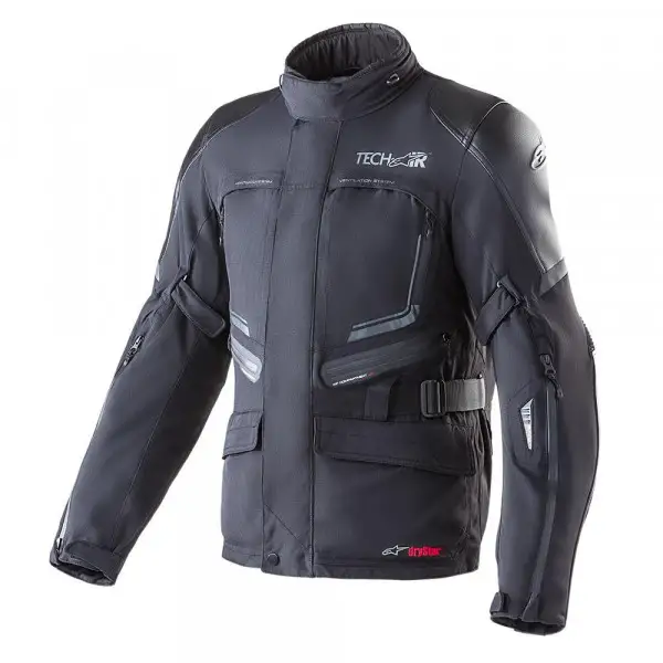 Giacca moto touring Alpinestars VALPARAISO TECH AIR COMPATIBILE 3 strati Nero