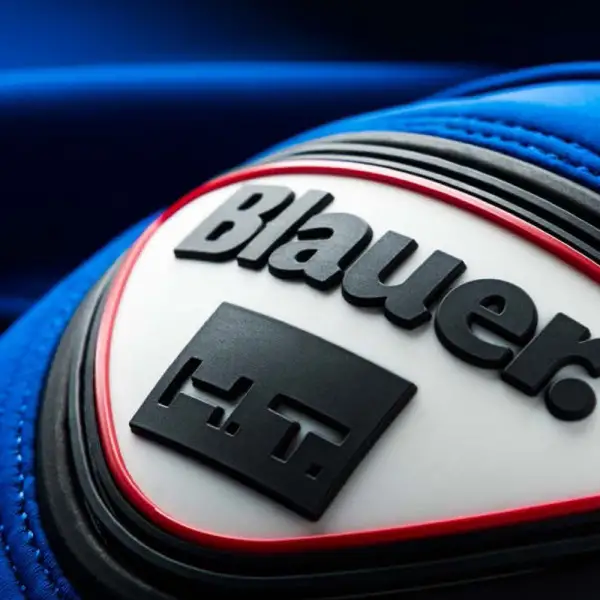 Giacca moto Blauer EASY MAN 1.0 in Softshell blu limoges