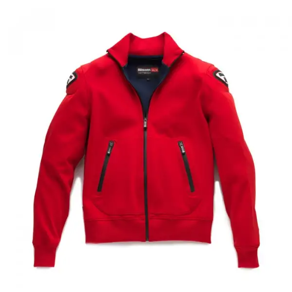 Giacca moto Blauer EASY MAN 1.0 in Softshell rosso