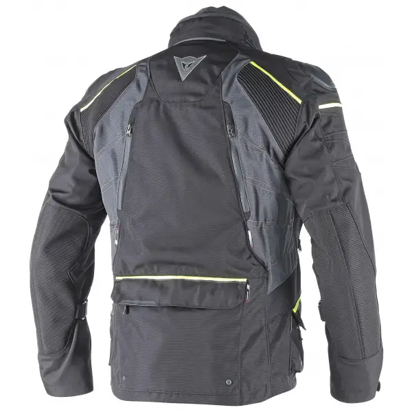 Giacca moto Dainese Ridder D1 Gore-Tex nero ebony giallo fluo