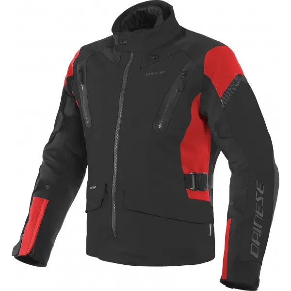 Giacca moto Dainese Tonale D-Dry Nero Rosso Lava Nero