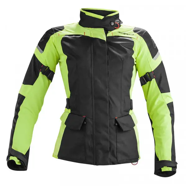 Giacca moto donna Acerbis Glen Lady Giacca Nero giallo Fluo