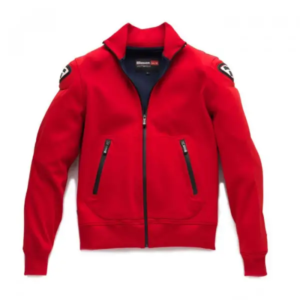 Giacca moto donna Blauer EASY WOMAN 1.0 in Softshell rosso