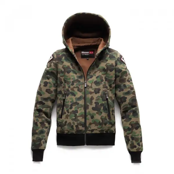 Giacca moto donna Blauer EASY WOMAN 1.1 in Softshell camouflage