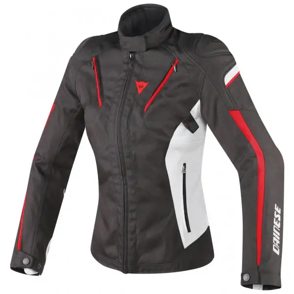 Giacca moto donna Dainese Stream Line Lady D-Dry nero grigio rosso