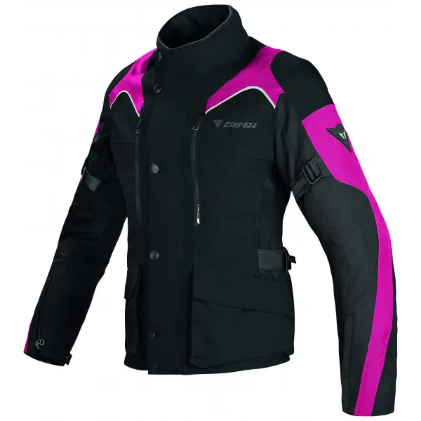 Giacca moto donna Dainese Tempest D-Dry nero fuxia