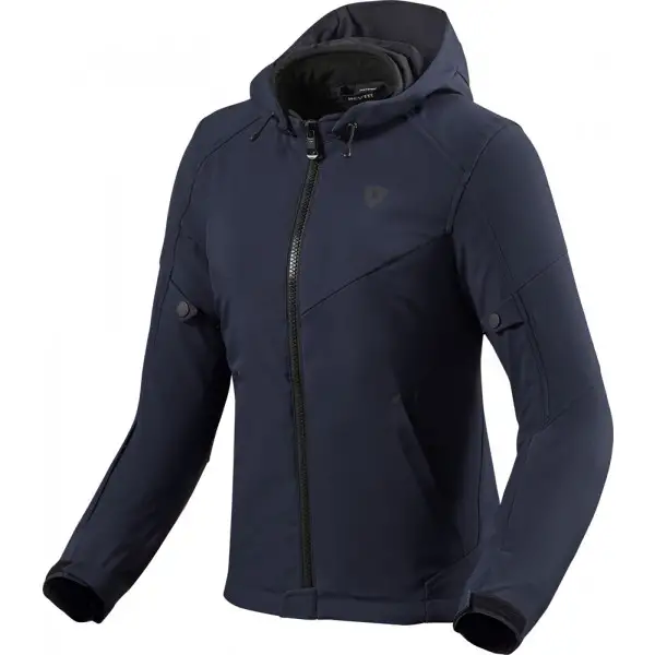 Giacca moto donna invernale Rev'It Afterburn H2O Ladies Blu navy Scuro