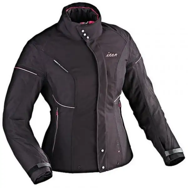 Giacca moto donna Ixon Kalia Shell HP Nero Rosa