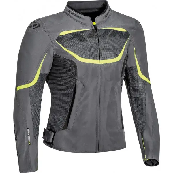 Giacca moto donna Ixon SPRINTER AIR Lady Grigio Giallo Vivo