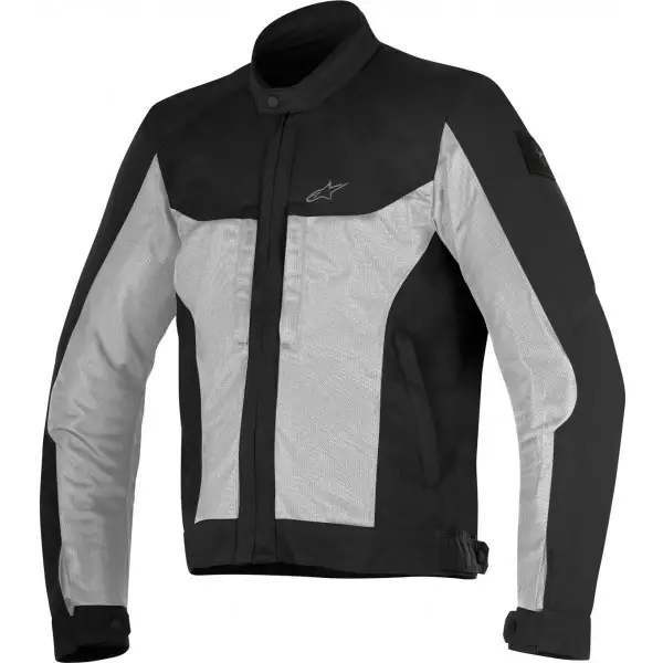 Giacca moto estiva Alpinestars LUC AIR nero grigio chiaro