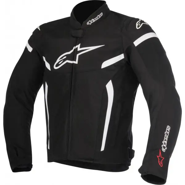 Giacca moto estiva Alpinestars T-GP PLUS R V2 AIR nero bianco