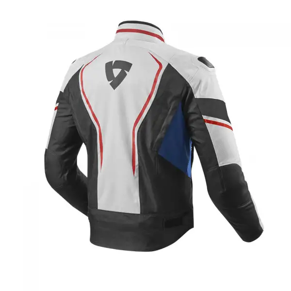 Giacca moto estiva Rev'it Vertex Bianco Blu