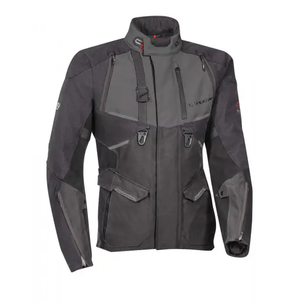 Giacca moto Ixon EDDAS 3 strati Nero Antracite
