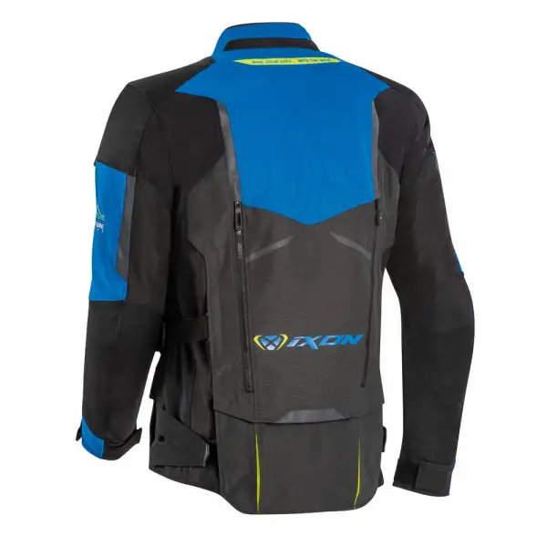 Giacca moto Ixon RAGNAR 3 strati Nero Antracite Blu