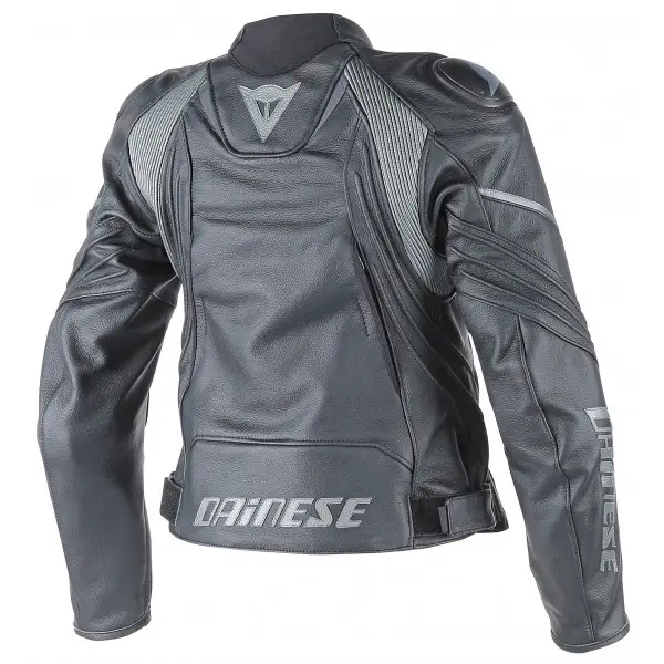 Giacca moto pelle donna Dainese Avro D1 nero nero antracite