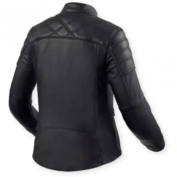 Giacca Moto Pelle Donna Rev'it London Ladies Nero