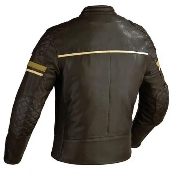 Giacca moto pelle Ixon MOTORS testa di moro