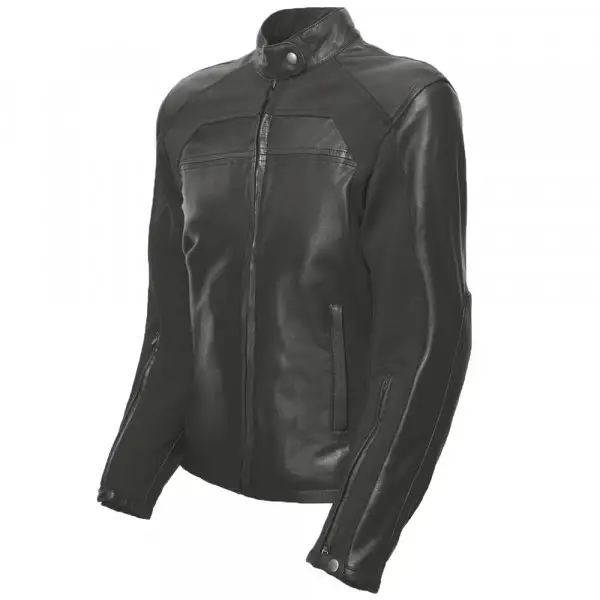 Giacca moto pelle OJ Beast Man Nero